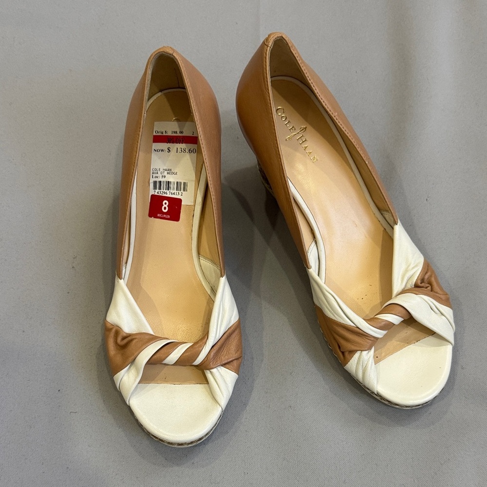 Cole Haan Ava OT Wedge Heels | Size 8 | New With Tags | Nike Air Comfort